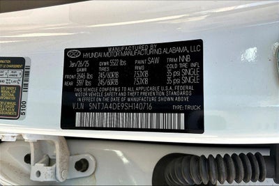 2025 Hyundai Santa Cruz SE FWD