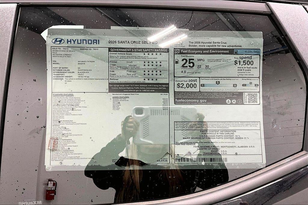 2026 Hyundai Santa Cruz SEL FWD