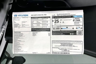 2026 Hyundai Santa Cruz SEL FWD