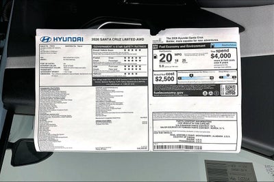 2026 Hyundai Santa Cruz Limited