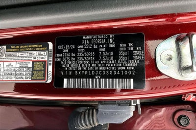 2025 Kia Sorento S