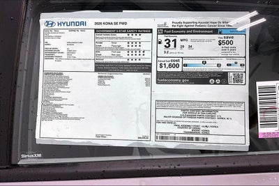 2026 Hyundai Kona SE FWD