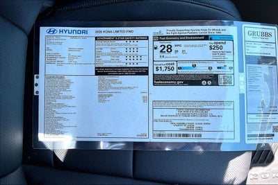 2026 Hyundai Kona Limited FWD