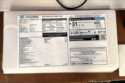 2026 Hyundai Kona SEL Sport FWD