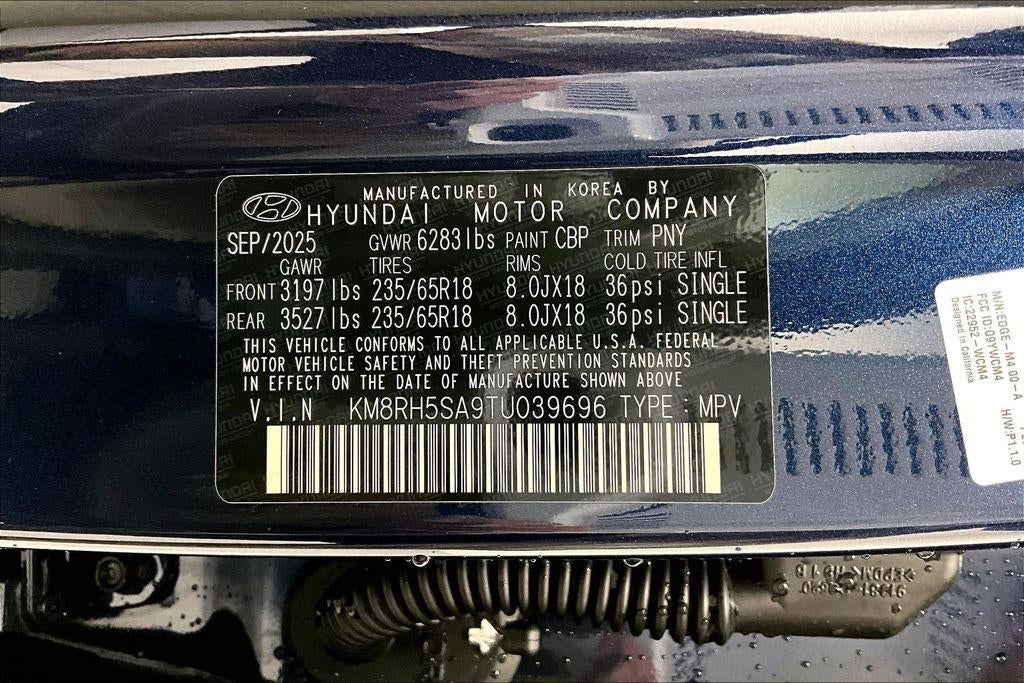 2026 Hyundai Palisade Hybrid Blue SEL Premium 7P