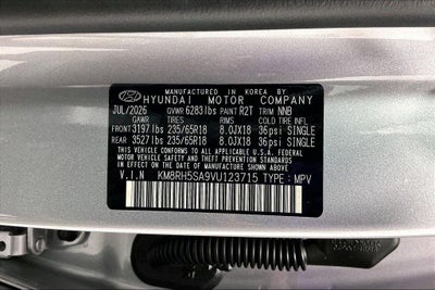 2027 Hyundai Palisade Hybrid Blue SEL Premium 7P