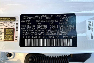 2026 Hyundai Palisade XRT Pro