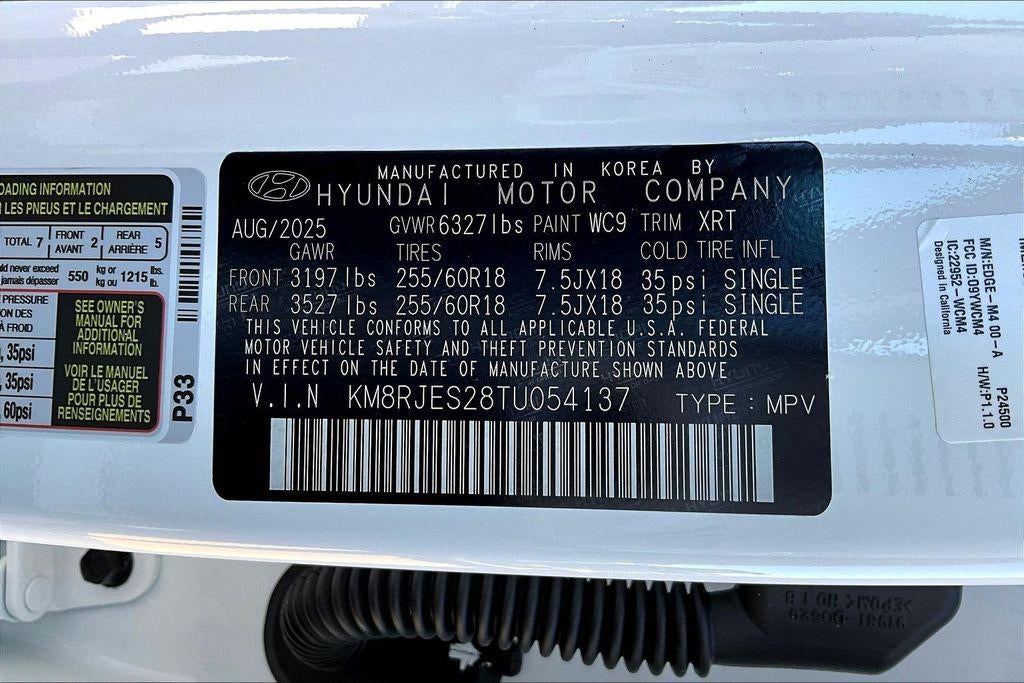 2026 Hyundai Palisade XRT Pro