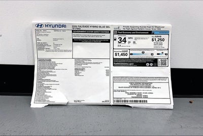 2026 Hyundai Palisade Hybrid Blue SEL 7P