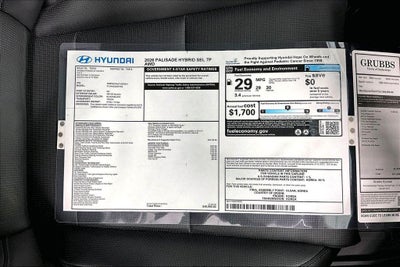 2026 Hyundai Palisade Hybrid SEL 7P