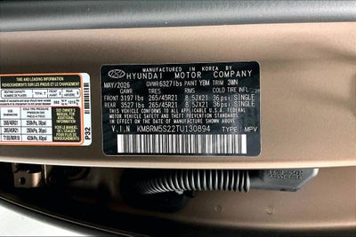2026 Hyundai Palisade Calligraphy FWD