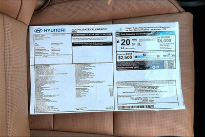 2026 Hyundai Palisade Calligraphy AWD