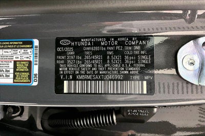 2026 Hyundai Palisade Hybrid Calligraphy