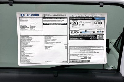 2026 Hyundai Palisade SEL Premium AWD
