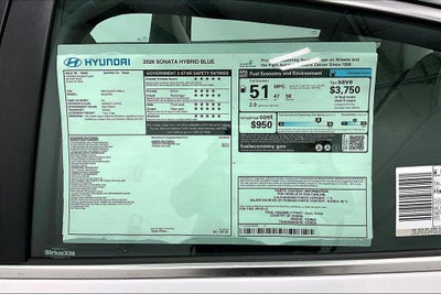 2026 Hyundai Sonata Hybrid Blue
