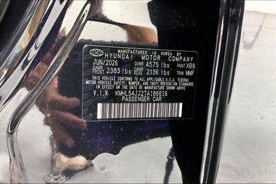 2026 Hyundai Sonata Hybrid Limited
