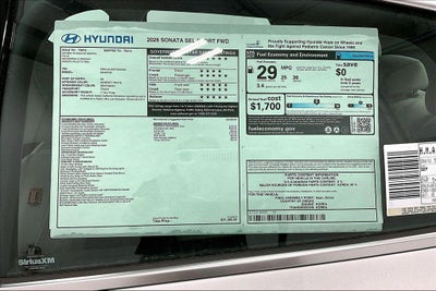 2026 Hyundai Sonata SEL Sport
