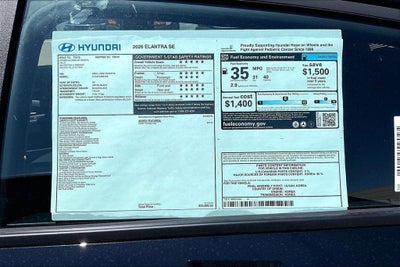 2026 Hyundai Elantra SE