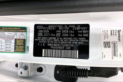 2026 Hyundai Elantra SEL Sport Plus