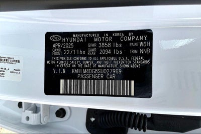 2025 Hyundai Elantra SEL Sport