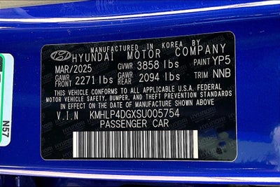 2025 Hyundai Elantra Limited