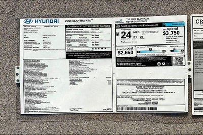 2025 Hyundai Elantra N Sedan