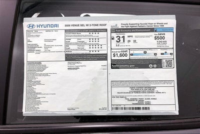 2026 Hyundai Venue SEL w/Two-Tone Roof