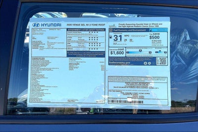2026 Hyundai Venue SEL w/Two-Tone Roof