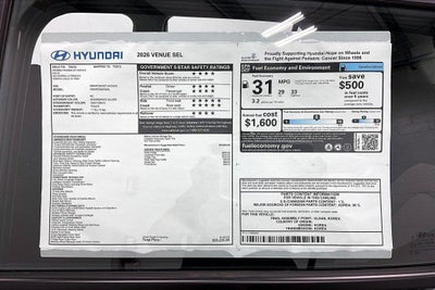 2026 Hyundai Venue SEL