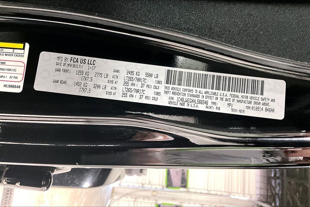 2017 Jeep Wrangler Unlimited Winter 4x4