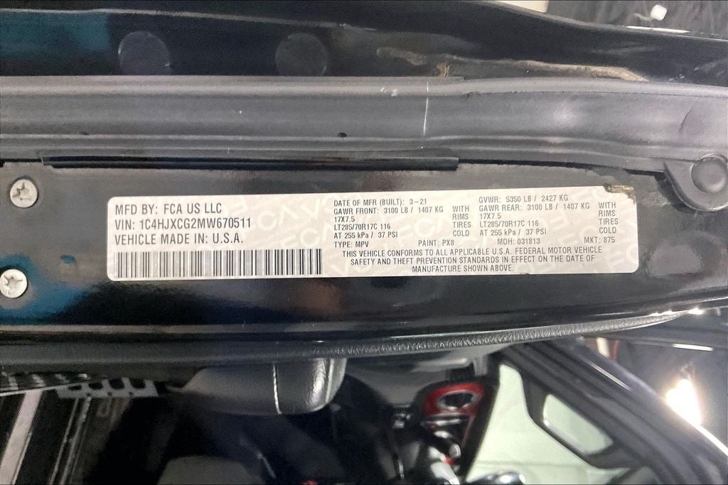 2021 Jeep Wrangler Rubicon 4x4