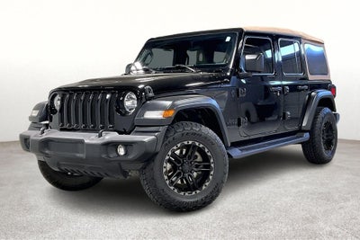 2020 Jeep Wrangler Unlimited Black and Tan 4x4