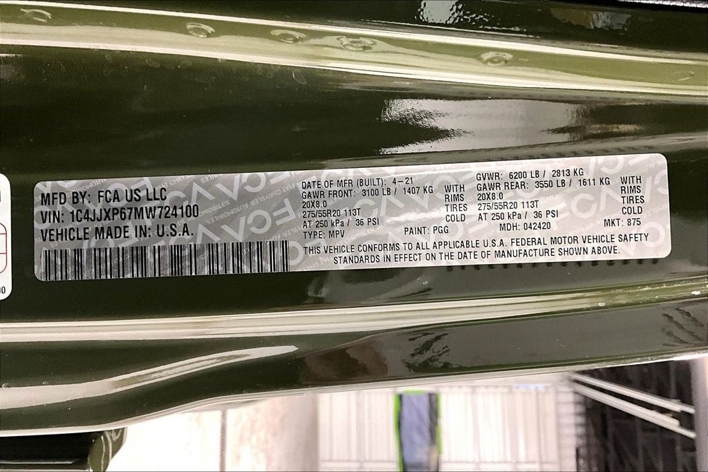 2021 Jeep Wrangler 4xe Unlimited Sahara 4x4