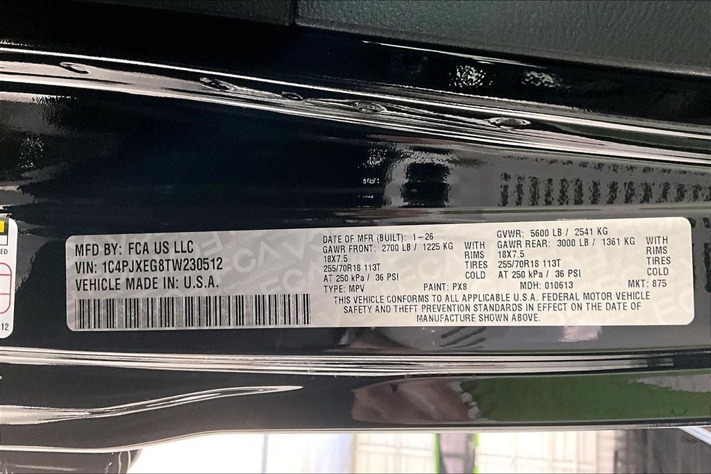 2026 Jeep Wrangler WRANGLER 4-DOOR SAHARA