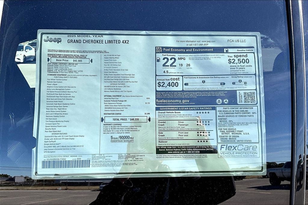 2025 Jeep Grand Cherokee GRAND CHEROKEE LIMITED 4X2