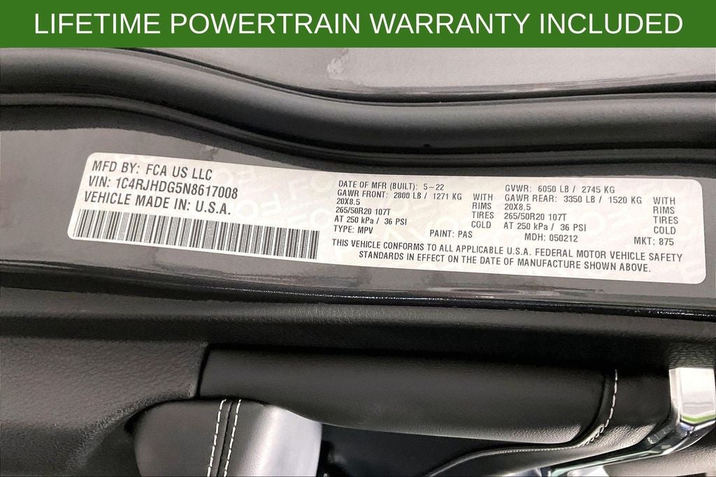 2022 Jeep Grand Cherokee Overland 4x4