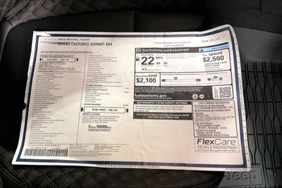 2027 Jeep Grand Cherokee GRAND CHEROKEE SUMMIT 4X4