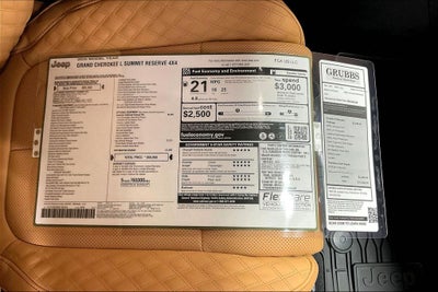2025 Jeep Grand Cherokee GRAND CHEROKEE L SUMMIT RESERVE 4X4