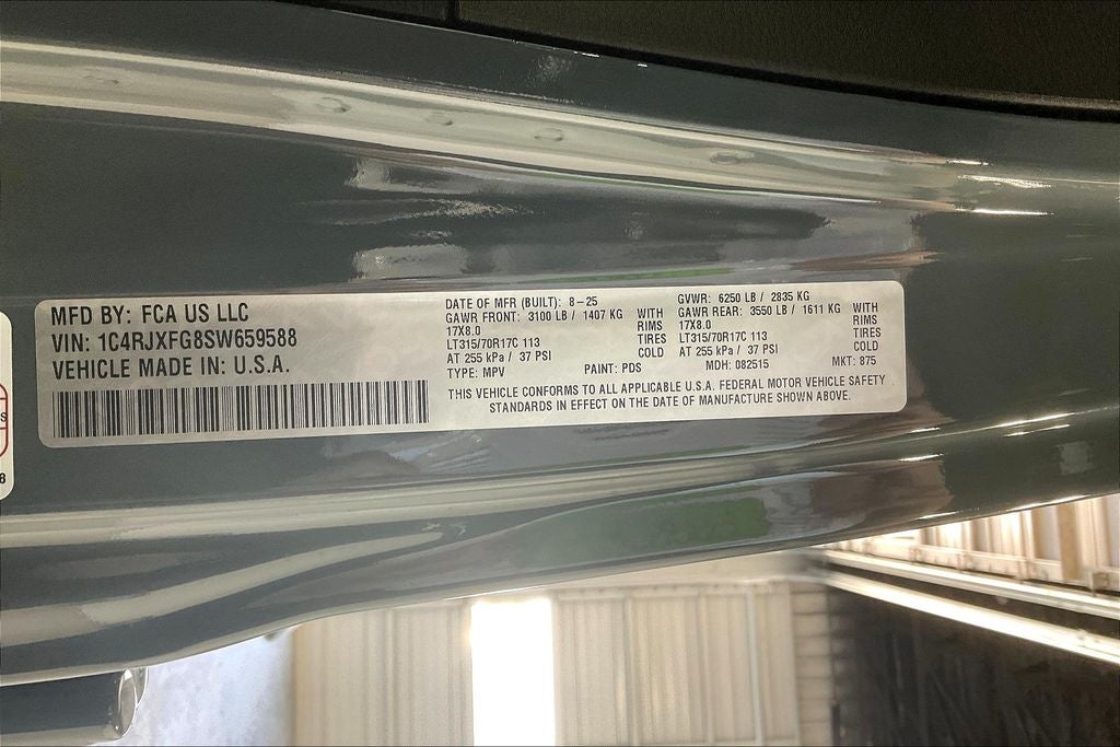 2025 Jeep Wrangler WRANGLER 4-DOOR RUBICON X