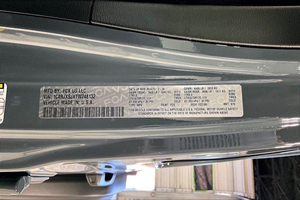 2026 Jeep Wrangler WRANGLER 4-DOOR MOAB 392