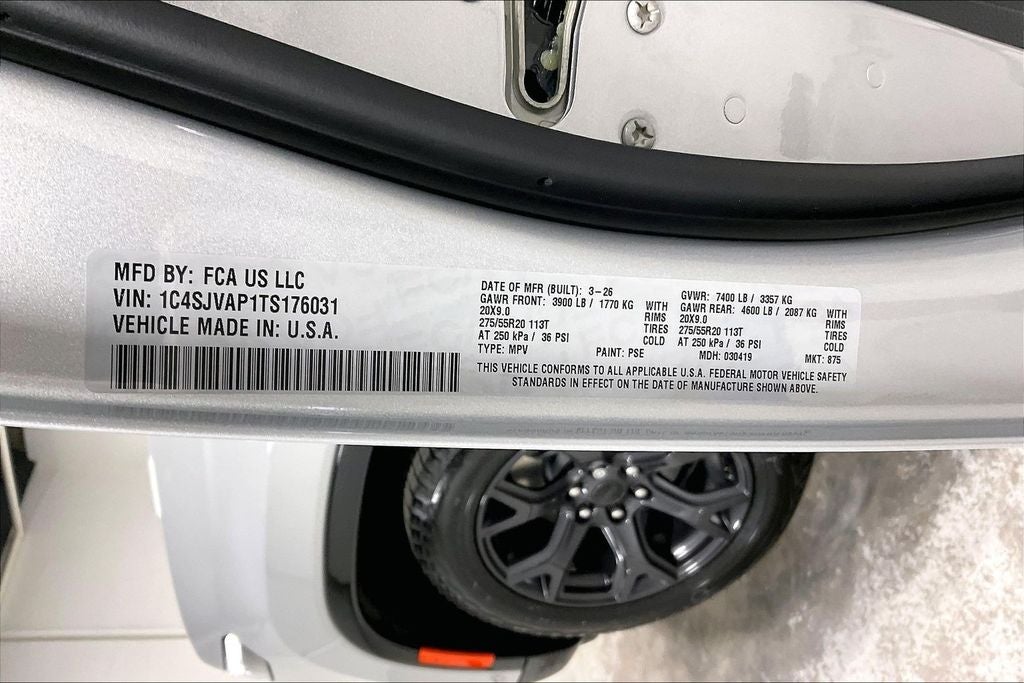 2026 Jeep Grand Wagoneer GRAND WAGONEER UPLAND 4X4