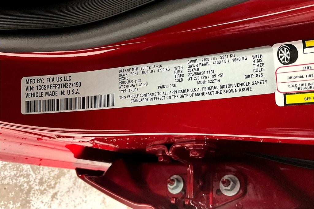 2026 RAM Ram 1500 RAM 1500 LONE STAR CREW CAB 4X4 5'7' BOX