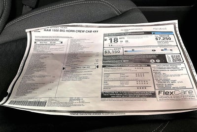 2026 RAM 1500 Big Horn Crew Cab 4x4 5'7' Box