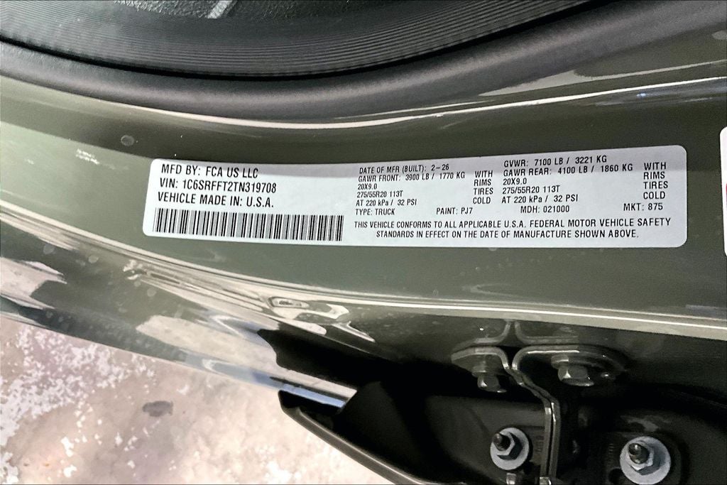 2026 RAM Ram 1500 RAM 1500 LONE STAR CREW CAB 4X4 5'7' BOX