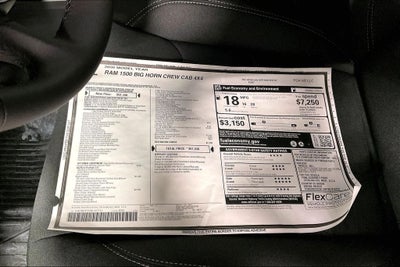 2026 RAM 1500 Big Horn Crew Cab 4x4 5'7' Box