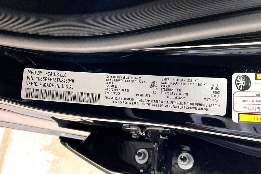 2026 RAM Ram 1500 RAM 1500 LONE STAR CREW CAB 4X4 5'7' BOX