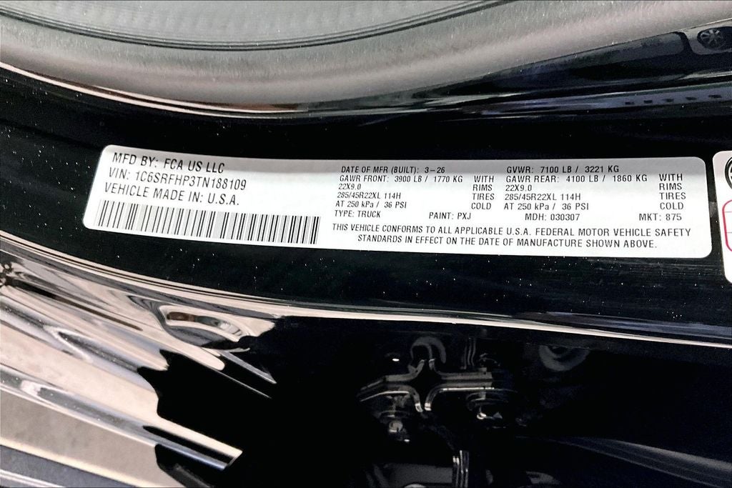 2026 RAM Ram 1500 RAM 1500 LIMITED CREW CAB 4X4 5'7' BOX