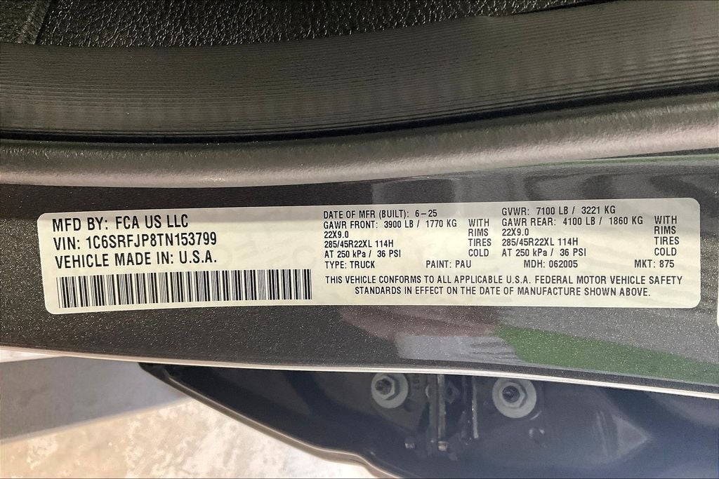 2026 RAM Ram 1500 RAM 1500 LARAMIE CREW CAB 4X4 5'7' BOX