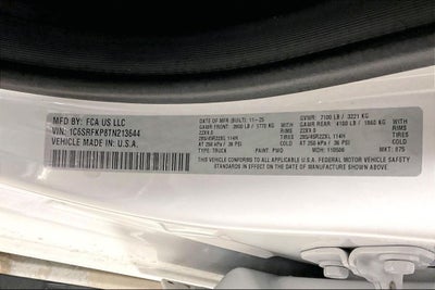 2026 RAM 1500 Tungsten Crew Cab 4x4 5'7' Box