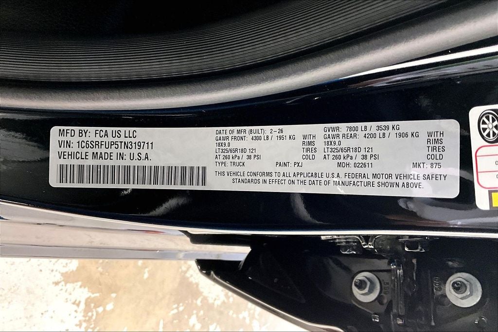2026 RAM Ram 1500 RAM 1500 RHO CREW CAB 4X4 5'7' BOX